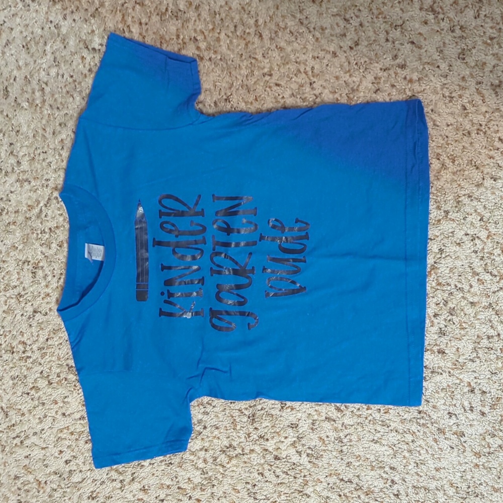 First 1st Day of Kindergarten/Kindergarten Dude Shirt, Size XS